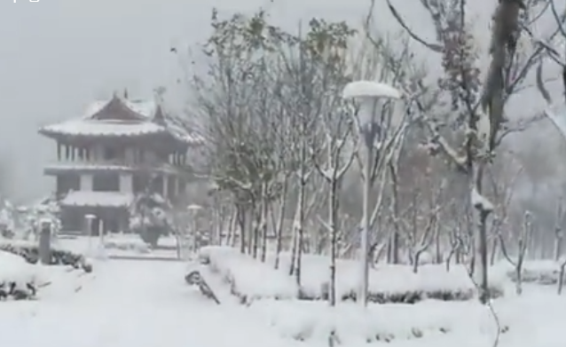 这轮降雪预计将持续到28日 可谓是“超长待机”了